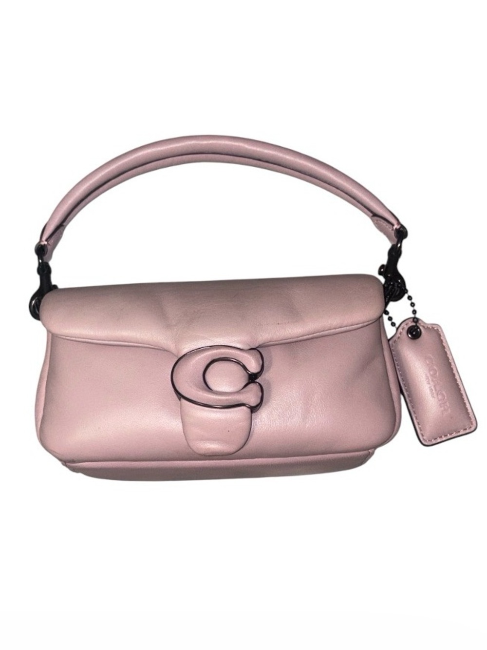 Coach Mini Pillow Tabby Nappa Leather Bag In “Ice Purple”